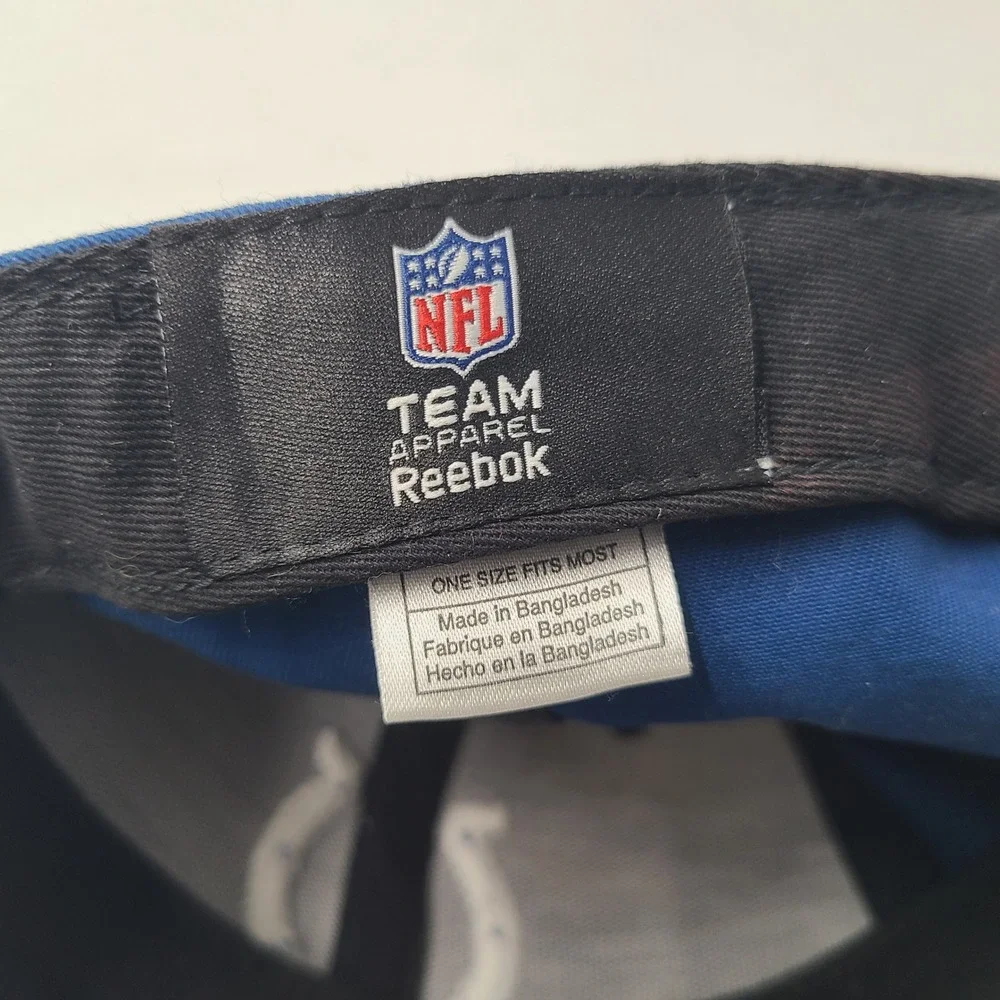 Youth Indianapolis Colts Hat Adjustable Reebok Blue White NFL Football Logo Boys